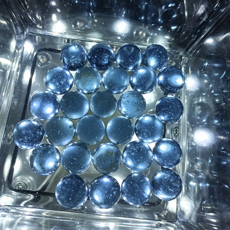 Aquarium Fish Ball - Glass Marble 14/16/17mm Colored Glass Beads