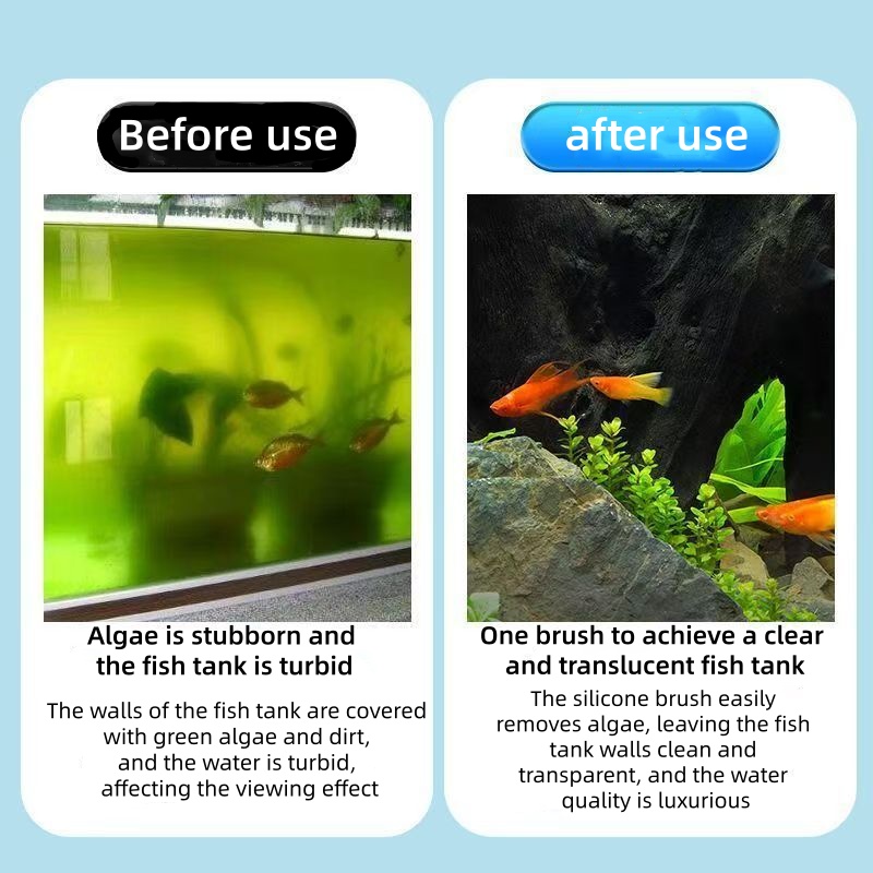 Telescopic Aquarium Algae Scra - огляд і ціна Algae Scraper Blade