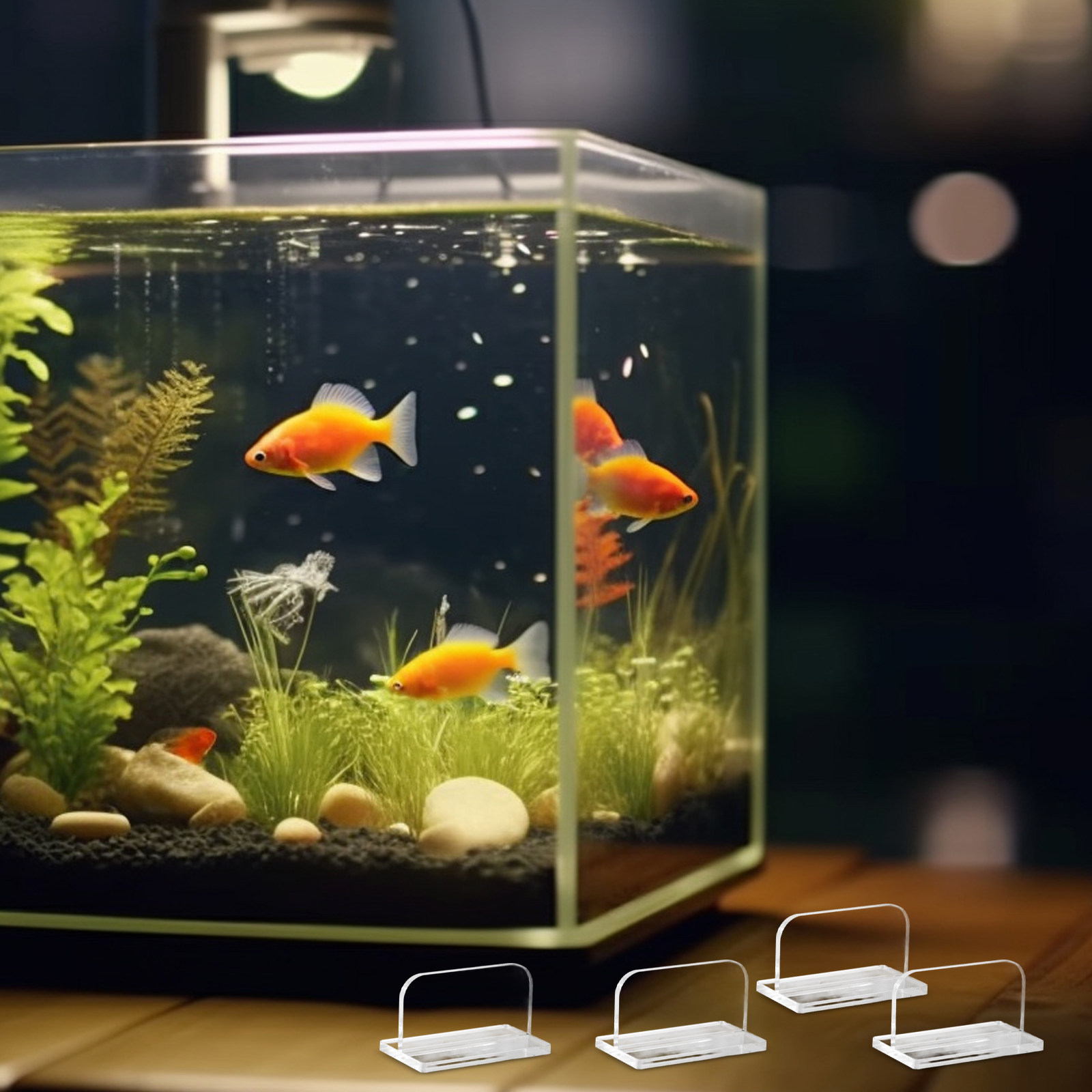 4Pcs Acrylic Aquarium Lid Hand - огляд і ціна Fish Toy In Aquarium