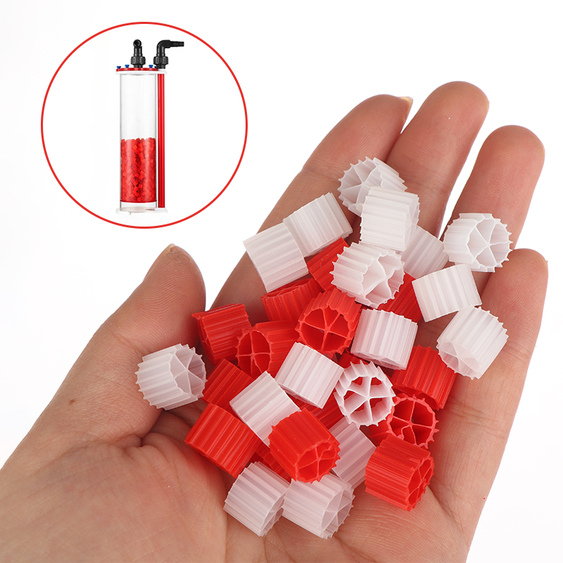1Bag Wihte Red K1 Filter Media - огляд і ціна Aquarium Fish Ball