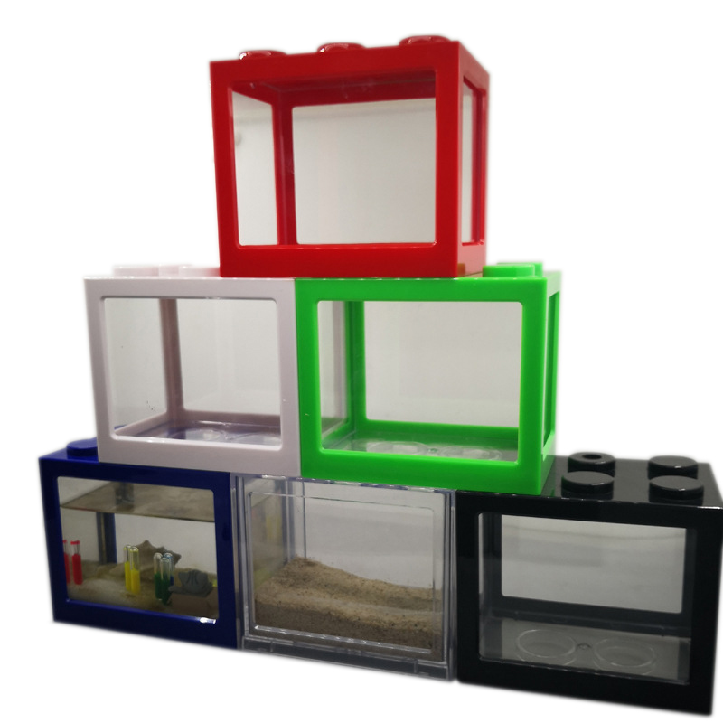 7 Color Mini Aquarium Betta Fi - огляд і ціна Fish Toy In Aquarium