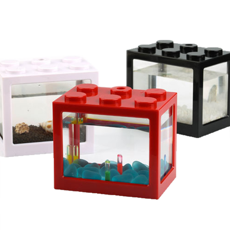 7 Color Mini Aquarium Betta Fi - огляд і ціна Fish Toy In Aquarium