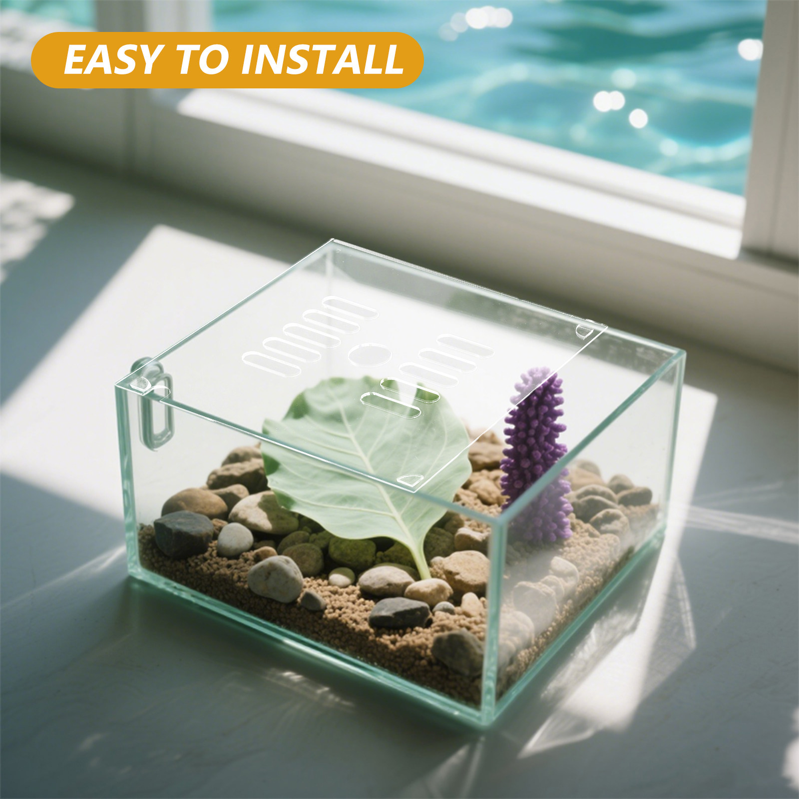 2Pcs Fish Tank Lid Acrylic 15C - огляд і ціна Aquarium Fish Escape