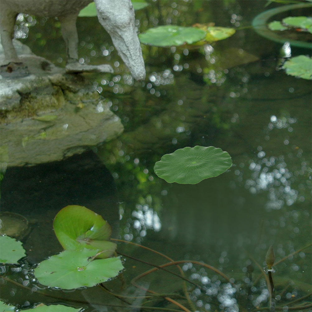 15Pcs Artificial Lily Pads Rea - огляд і ціна Aquarium Fish Artificial