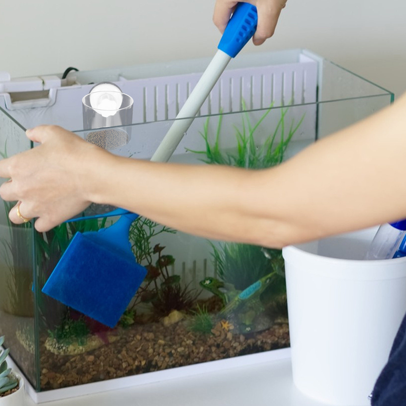 2Pcs Aquarium Feeding Ring Fis - огляд і ціна Aquarium Fish Keeping