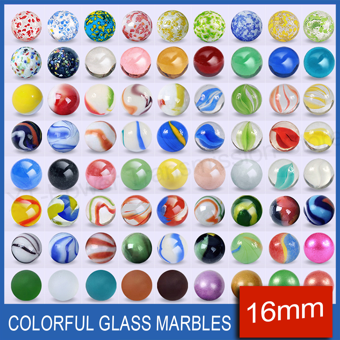 5-90PCS 16mm Colorful Glass Ma - огляд і ціна Fish Toy In Aquarium