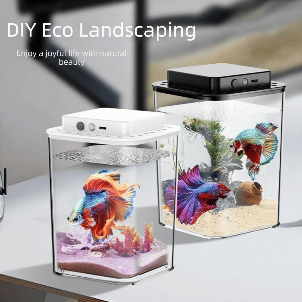 Transparent Betta Fish Tank In - огляд і ціна Fish Toy In Aquarium