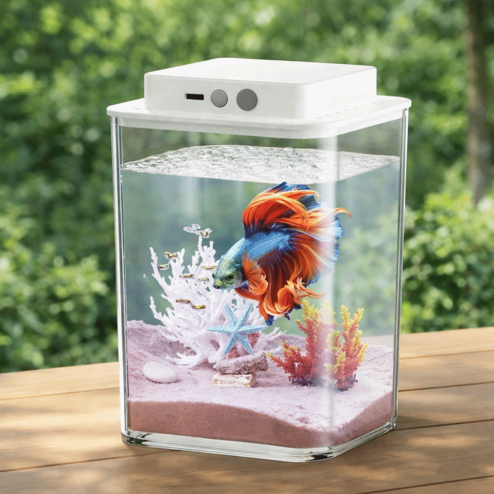 Transparent Betta Fish Tank In - огляд і ціна Fish Toy In Aquarium