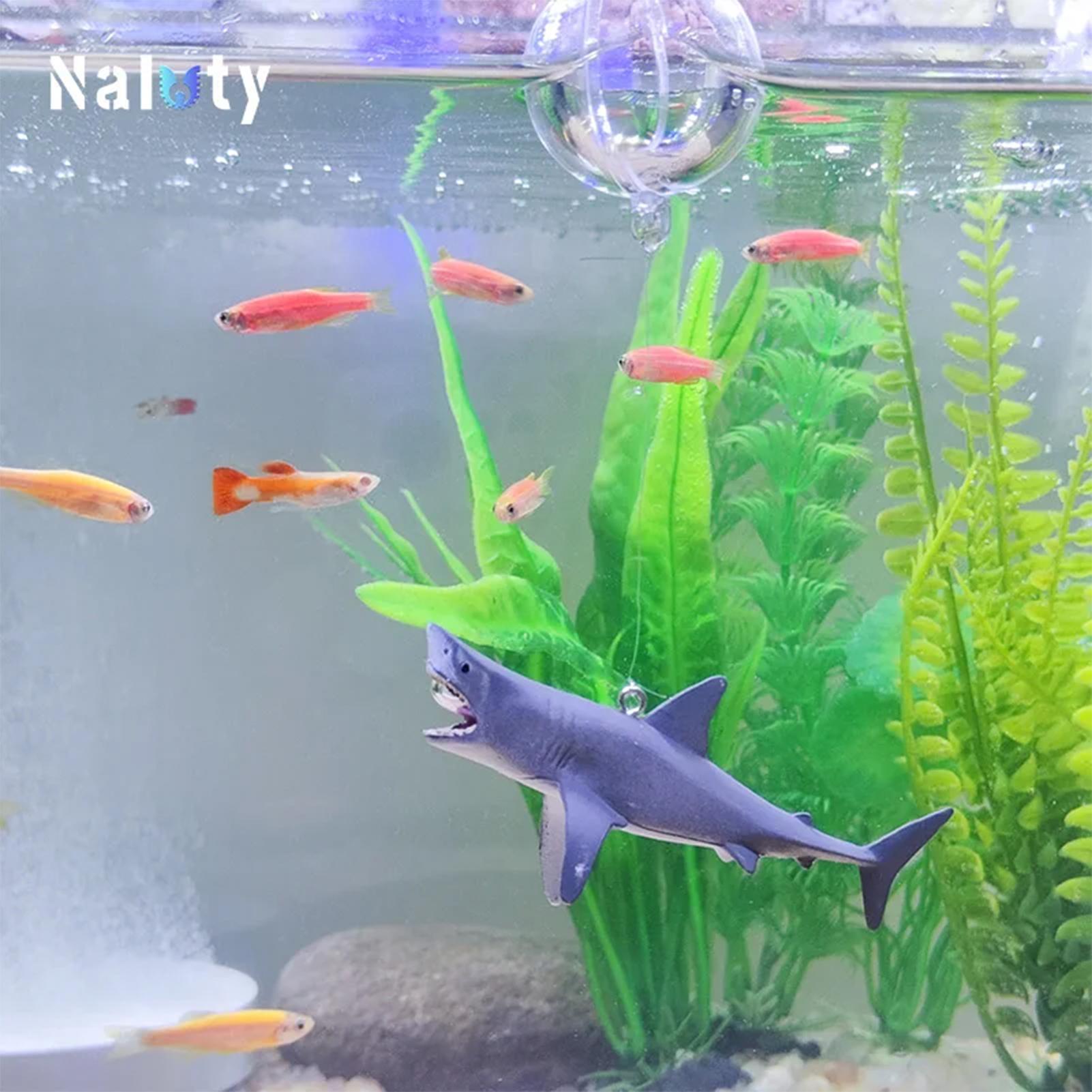 Floating Shark Aquarium Landsc - огляд і ціна Aquarium Fish Escape