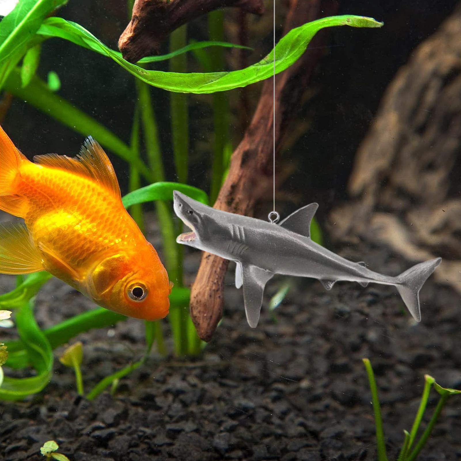 Floating Shark Aquarium Landsc - огляд і ціна Aquarium Fish Escape