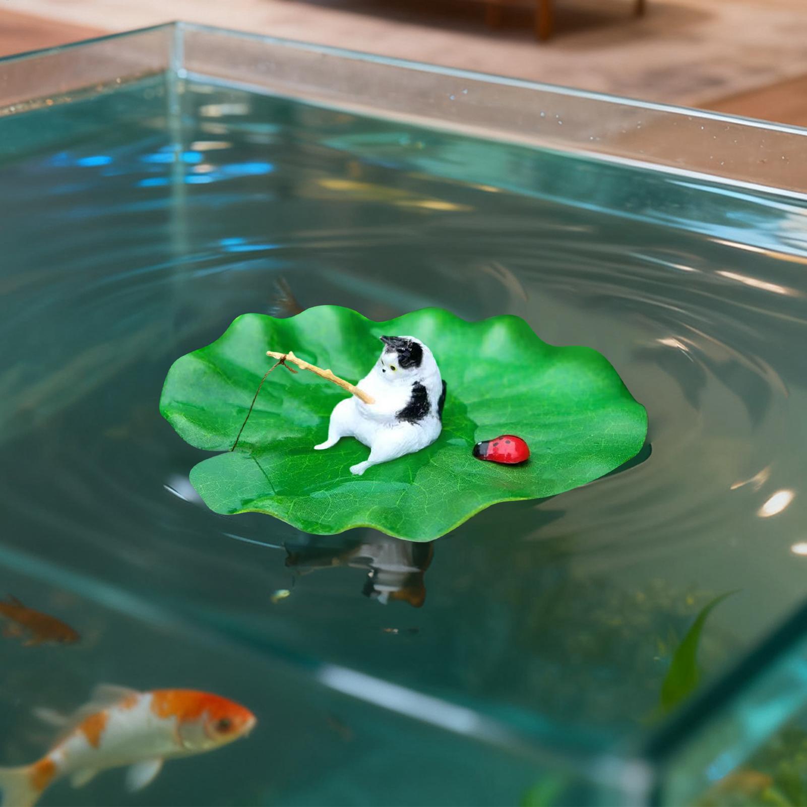 Aquarium Decor Floating Cat Fi - огляд і ціна Aquarium Fish Escape