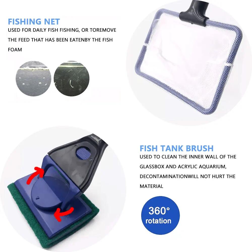 5in1 Aquarium Cleaning Tool Pl - огляд і ціна Algae Scraper Blade