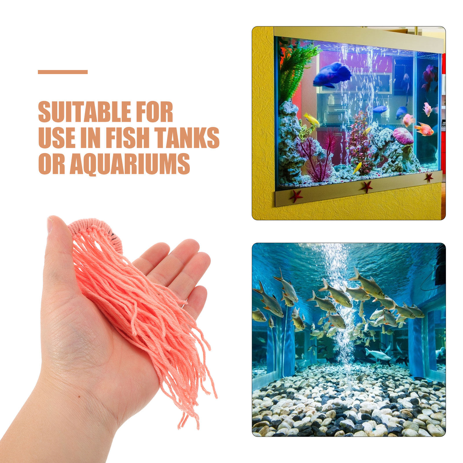 4Pcs Fish Breeding Grass Mop A - огляд і ціна Aquarium Fish Artificial